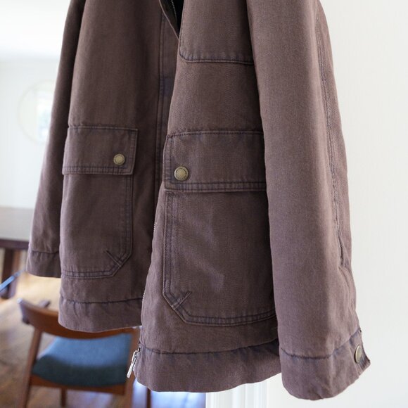 MANGO Denim parka with contrasting collar - Picture 12 of 12